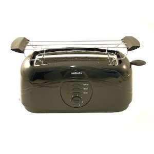  Sabichi 4 Slice Toaster Black Gloss