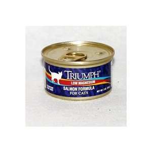  Triumph Canned Cat Food Salmon 3oz Case(24): Pet Supplies