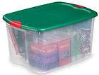pack sterlite 66 qt holiday see through storage box expedited 