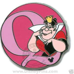 Disney Pin Queen of Hearts Alphabet Letter Q HM 3  