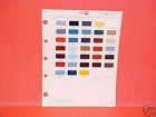 1983 DITZLER FORD TRUCK COMMERCIAL COLOR CHIPS CHART 83