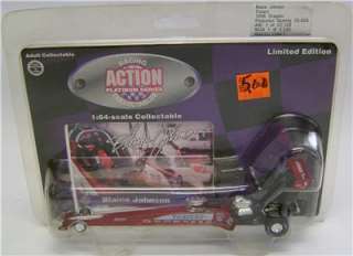 RACING ACTION 1996 DRAGSTER BLAINE JOHNSON DIECAST 1:64  