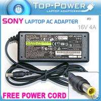 SONY VAIO AC ADAPTER HOME CHARGER PCG TR3/SP PCG TR3A  