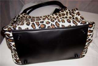 Liz Claiborne Luggage Tote Animal Print NWT $200 Large  
