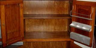 Antique 1910 Oak Hoosier Cabinet  