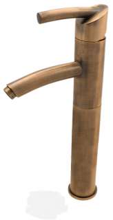 Antique Copper Single Handle Bathroom Vessel Faucet  