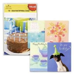  10pk Assorted Hallmark Warm Wishes Birthday Cards: Health 
