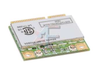 New Atheros AR5B95 AR9285 802.11B/G/N Half Mini PCI E Card + A pair of 