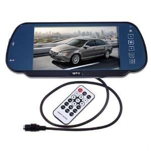   MP5 Color TFT LCD Car Rearview Mirror Monitor Remote: Car Electronics