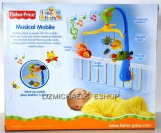   FISHER PRICE   MUSICAL BABY COT CRIB MOBILE No Batteries Needed  