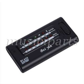 Black Guitar/bass Digital Tuner By 650 For Fender  