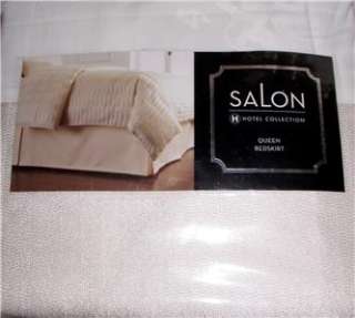NEW SALON HOTEL COLLECTION IVORY MIRAGE QUEEN BEDSKIRT  