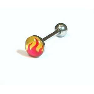 The Stainless Steel Jewellery Shop   Stainless Steel Tongue Barbell 1 