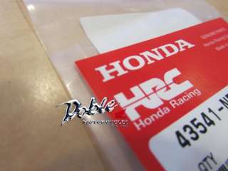 Genuine HRC Rear Brake Reservoir Part 4 Parts Correct Kit Honda Racing 