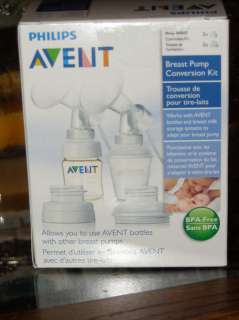 NEW PHILIPS Avent Breast Pump Bottles Conversion Kit  