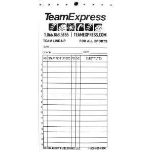  Team Express Lineup Cards: Sports & Outdoors