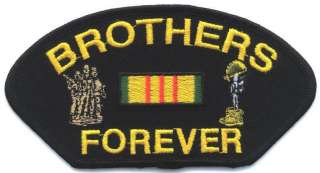 BROTHERS FOREVER VIETNAM PATRIOTIC MILITARY PATCH  