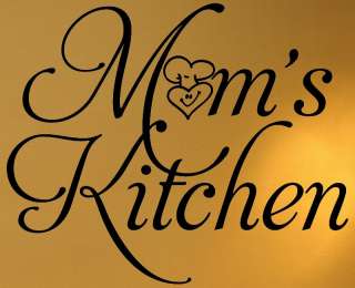 Moms Kitchen Mom Mother Wall Words Decals Stickers A  