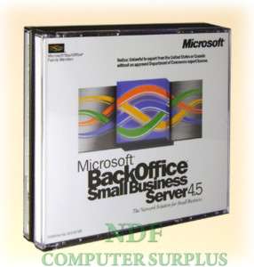 Microsoft BackOffice Small Business Server 4.5 & Gift 659556075620 