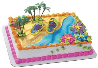 FLIP FLOP CAKE DECORATING KIT LUAU BEACH  