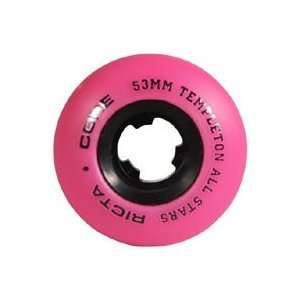   Ricta Templeton All Star Pink/Black Core 53mm Wheel