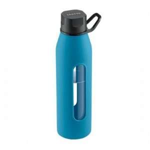  Glass Water Bottle 20oz Blue: Health & Personal Care