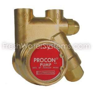  Procon Pump Brass w/ .188 Double Flat Drive 125 GPH 3/8 