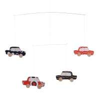   Red Hanging Car Automobile Modern Mobile Baby Nursery Mobile  
