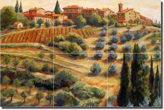 Margosian Tuscan Kitchen Backsplash Ceramic Tile Mural  