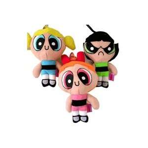    2 Powerpuff Girls Plush Doll Blossom & Bubble Toys & Games
