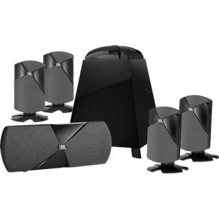JBL CINEMA 300 5.1 Channel Home Theater Speaker System   Black Lacquer 