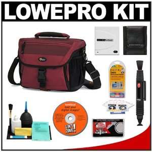 Lowepro Nova 180 AW Digital SLR Camera Shoulder Bag (Bordeaux Red 