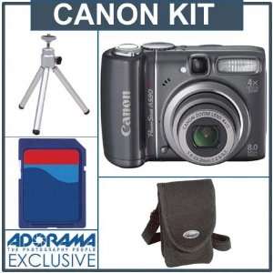  Canon Powershot A590 IS Digital Camera Kit, with 1 GB SD 