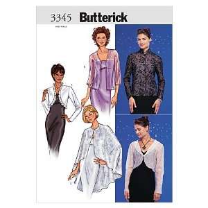  Butterick Patterns B3345 Misses Jacket & Cape, Size 6 8 