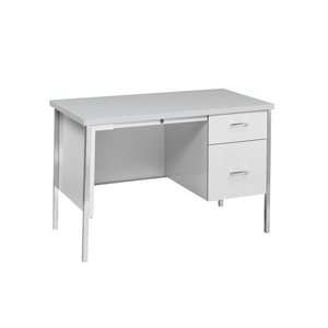 HON Company Products   Right Pedestal Desk, 45 1/4x24x29 1/2, Steel 