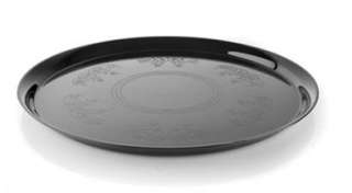   STRENGTH ROUND SERVING PLATTER TRAY 25 PCS #7401 REUSABLE DISPOSABLE