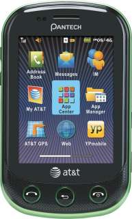  Pantech Pursuit II Phone, Green (AT&T) Cell Phones & Accessories