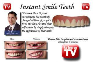   Teeth Secure Smile False LOWER Cosmetic Veneers Dental Bottom  