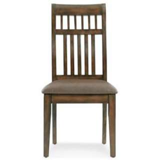 Casual Dining Room Side Chairs Antique Cherry Wood  