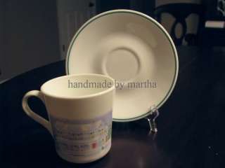 Corelle/Corning Christmas Country Memories cup & saucer  