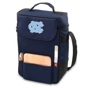   Tar Heels Duet Style Wine and Cheese Tote (Navy) 