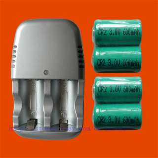 Rechargeable CR2 CR 2 15270 Battery +quick Charger  
