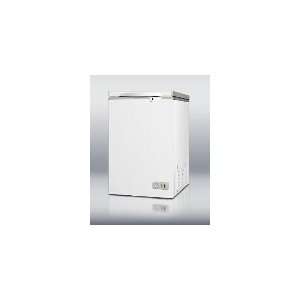   Manual Defrost Chest Freezer, Lid with Lock, White