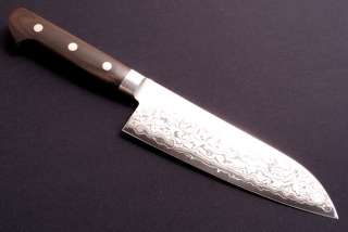 Japanese Sushi chef knife Damascus Santoku 165mm  