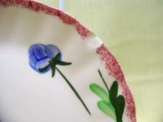 Blue Ridge Pottery Mardi Gras 3 Salad Luncheon Plate 7  