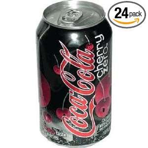 Coca Cola Cherry Coke Zero, 12 Ounce (Pack of 24)