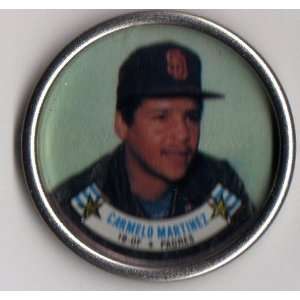  1988 Topps Baseball Silver Coin #47 Carmelo Martinez 
