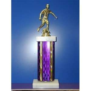  Soccer Rectangle Column Trophy