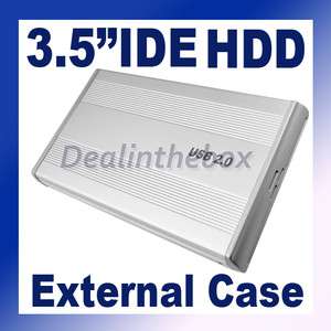 USB 2.0 IDE External HDD Hard Disk Drive Enclosure  