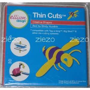  Ellison/Sizzix Thin Cuts Die Bee 22697: Arts, Crafts 